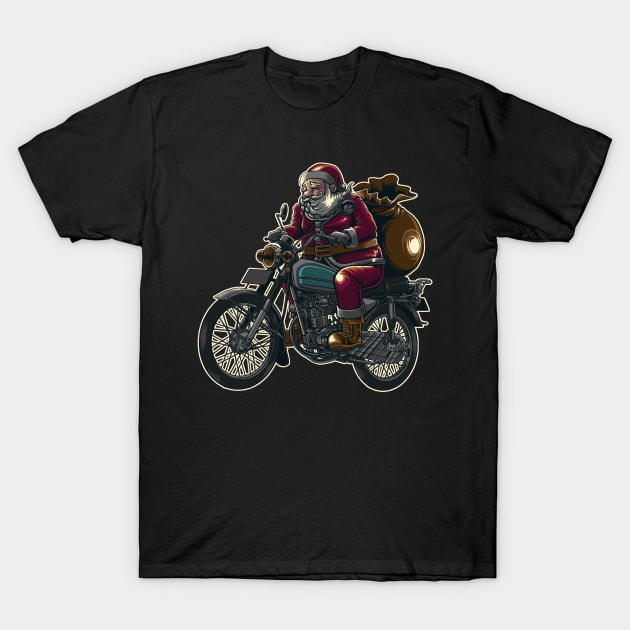 Go ride santa T-Shirt by akmalzone